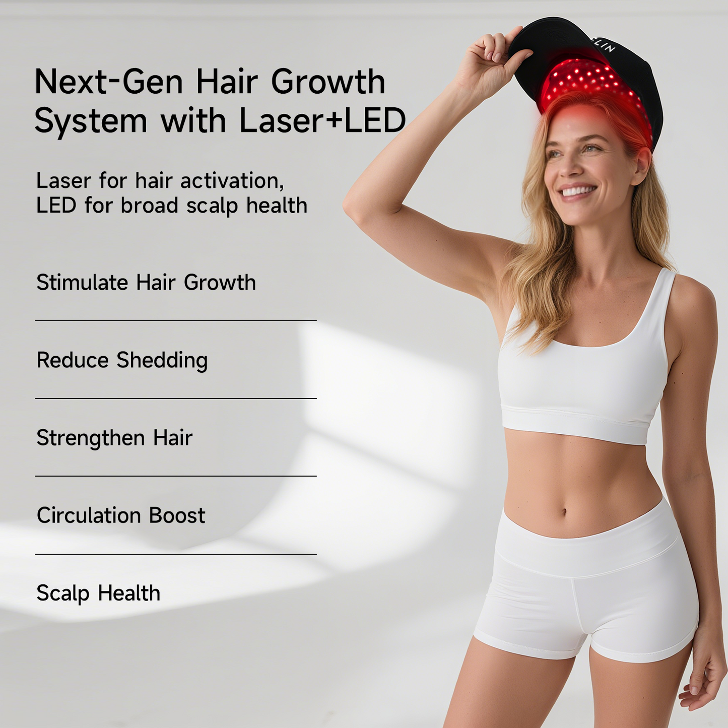 GrowLux Laser+LED Cap