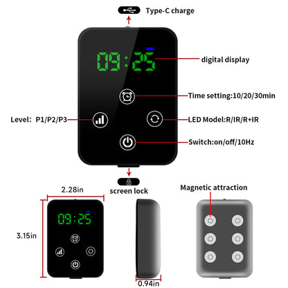 Rechargeable LED Belt