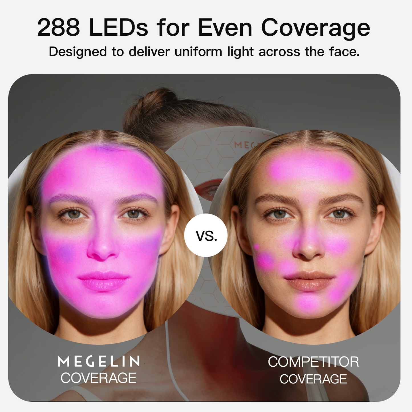 LED Red Light Therapy Face Mask