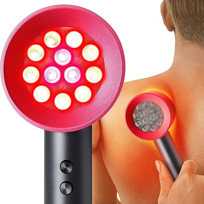 Red and Blue Light Therapy Handheld Device