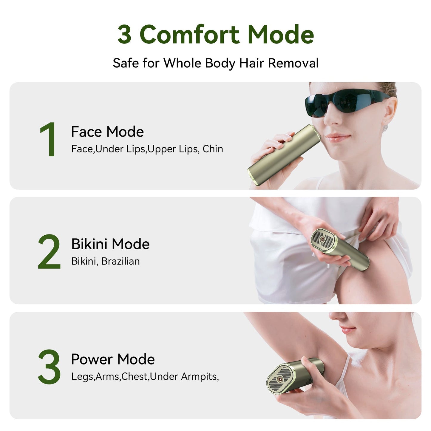 X Sapphire IPL Hair Removal Handset