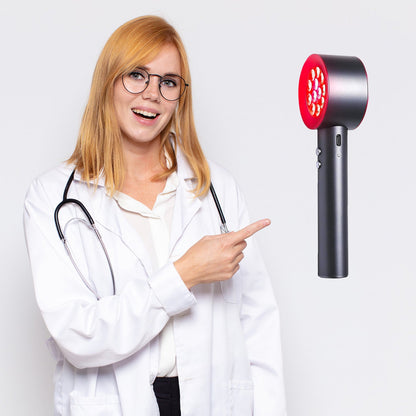 Red and Blue Light Therapy Handheld Device