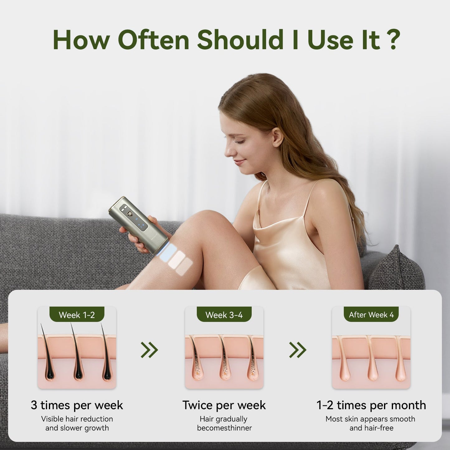 M1 Sapphire IPL Hair Removal Handset